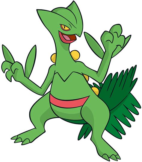 Sceptile official artwork gallery .